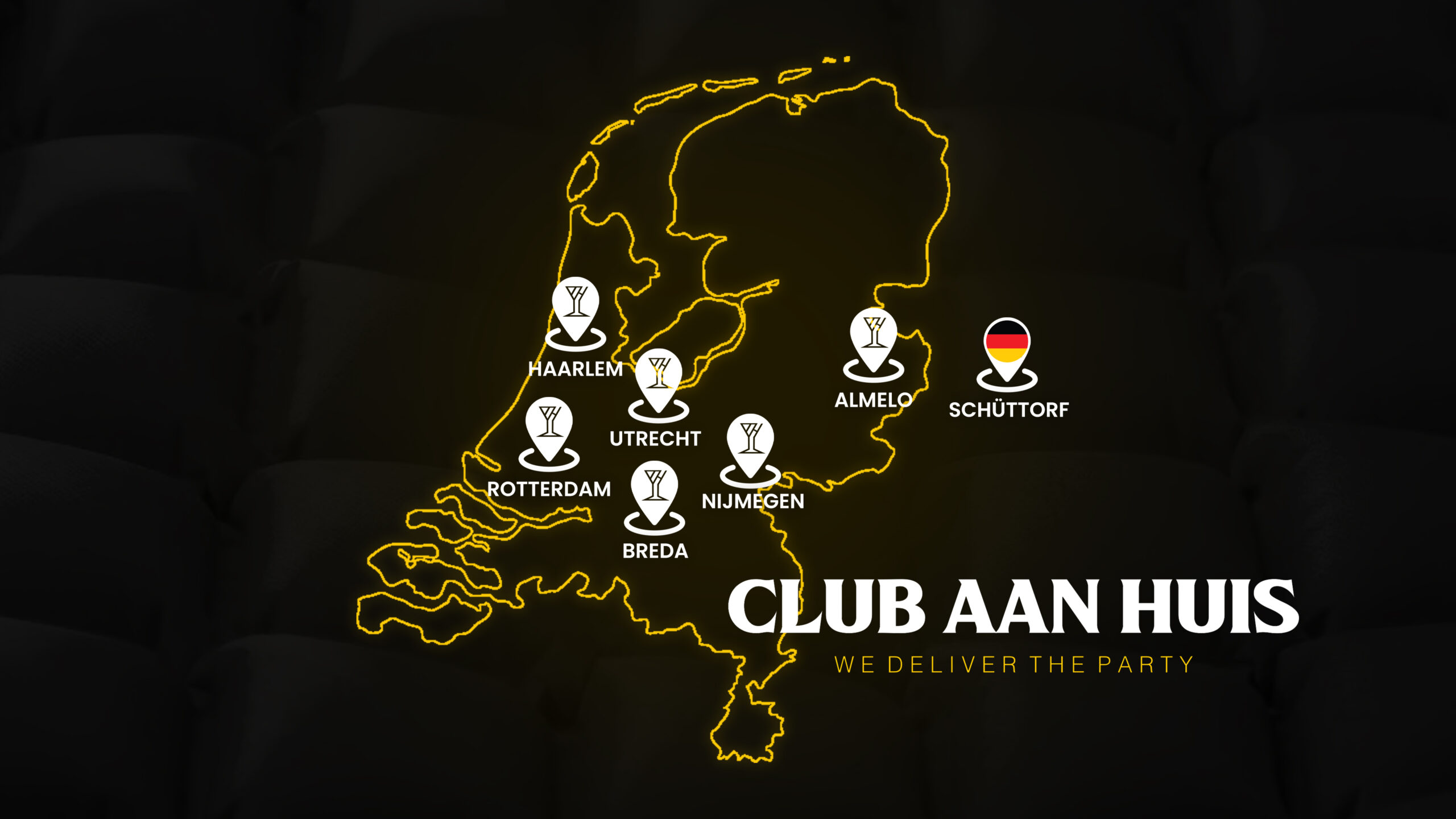 Locaties van Club Aan Huis Locaties van Club Aan Huis