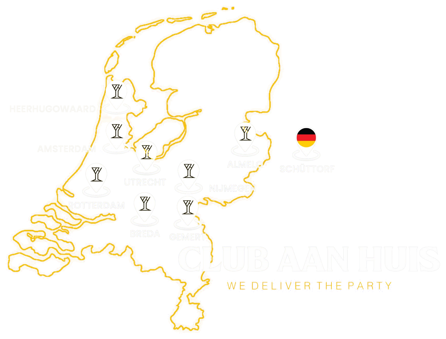 Club Aan Huis locaties